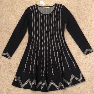 Fit and flare GIANNI BINI sweater dress